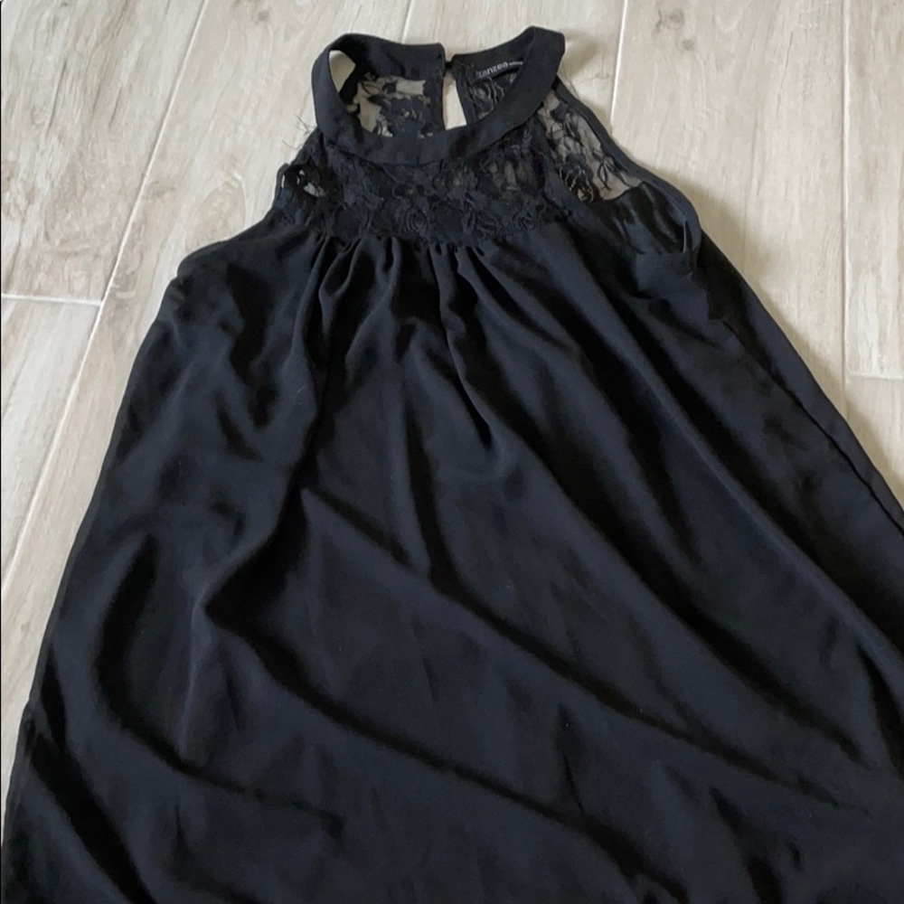Black swing dress